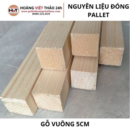 Thanh Gỗ Vuông 5cm