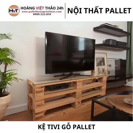 Kệ Tivi Gỗ Pallet