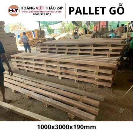 Pallet gỗ 1000 x 3000 x 190mm