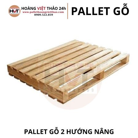 Pallet Gỗ 2 Hướng Nâng