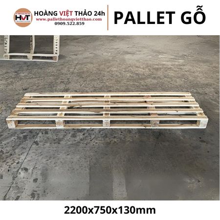 Pallet Gỗ 2200 x 750 x 130mm