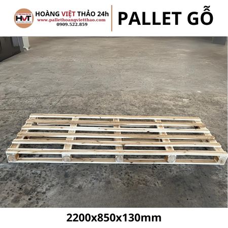 Pallet Gỗ 2200 x 850 x 130mm