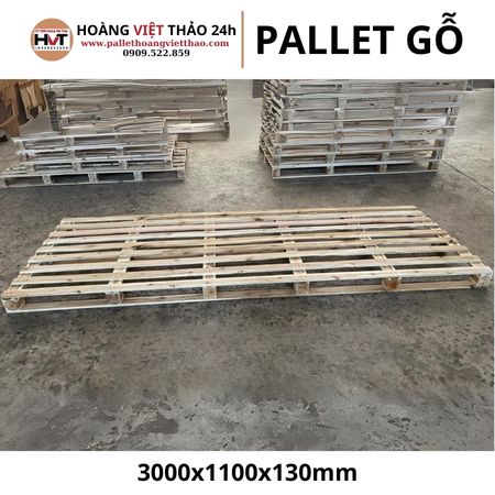 Pallet Gỗ 3000 x 1100 x 130mm