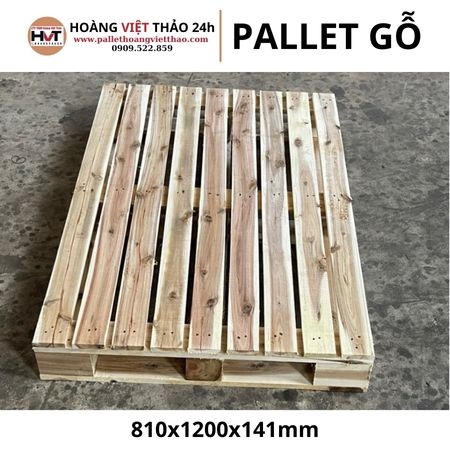 Pallet gỗ 810x1200x141mm