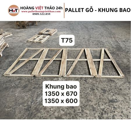 Pallet Gỗ Khung Bao