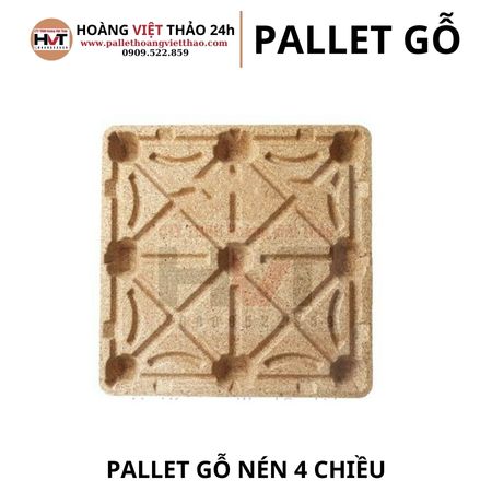 Pallet Gỗ Nén 4 Chiều