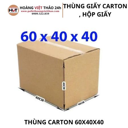 Thùng Carton 60x40x40