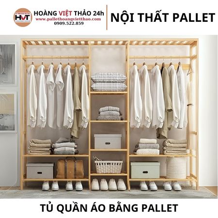 Tủ Quần Áo Bằng Pallet