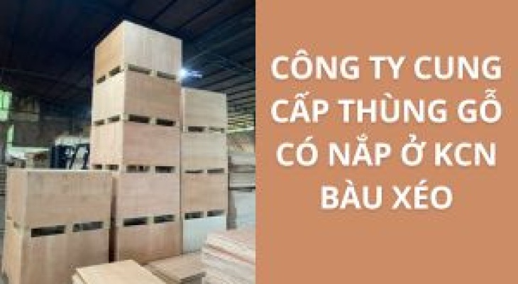 Top 10+ Địa Chỉ Bán Thùng Gỗ Có Nắp KCN Bàu Xéo – Giá Rẻ, Uy Tín